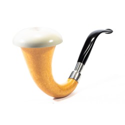 Gourd Pipe Pipe CPW Calabash Smooth Meerschaum Cap CB 2503 | Buy Now