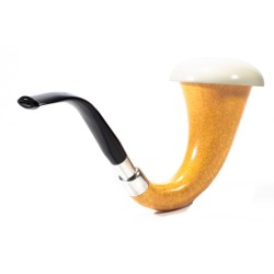 Pipa in Zucca CPW Calabash Liscia Cap in Schiuma CB 2503 | Pipeonline