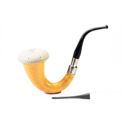 Pipa in Zucca CPW Calabash Liscia Cap in Schiuma CB 2506 | Pipeonline