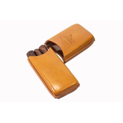 Cigar Case Lubinski for 3 Half Toscano Cigars
