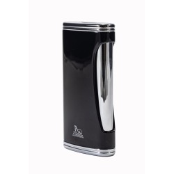 Accendino Flat Flame Lubinski Bellagio Nero