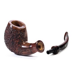 Pipa Luigi Viprati Semi-Rusticata Bent VP 2508 | Pipeonline