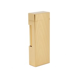 Dunhill Rollagas Moirè Flint Lighter Gold Plated