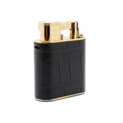 Dunhill Unique Turbo Alligator Gold Plated Lighter