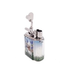 Dunhill Unique Turbo Aquarium Moth Palladium Lighter