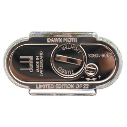 Dunhill Unique Turbo Aquarium Moth Palladium Lighter