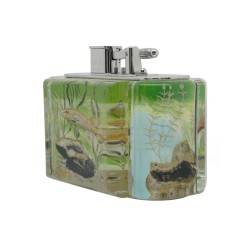 Accendino Dunhill Unique Turbo Aquarium Fish Palladio