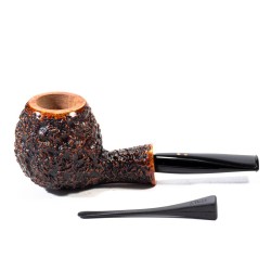 Briar Pipe Radice Rind Rusticated Apple