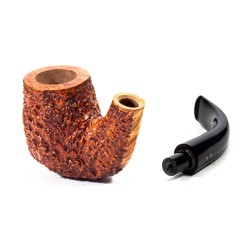 Briar Pipe Radice Rind Rusticated Hungarian