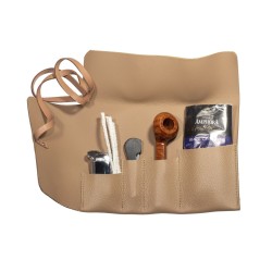 Roll-up Tobacco Pipe Bag Giovannozzi Beige