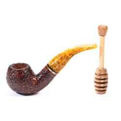 Pipe Savinelli Miele Rusticated 642 Bent Apple