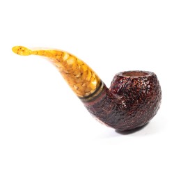 Pipe Savinelli Miele Rusticated 642 Bent Apple