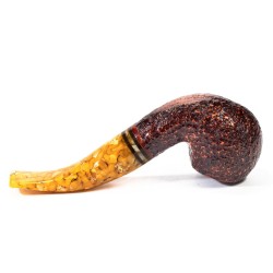 Pipe Savinelli Miele Rusticated 642 Bent Apple