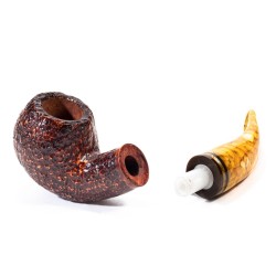 Pipe Savinelli Miele Rusticated 642 Bent Apple