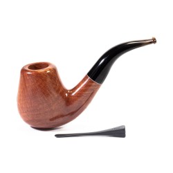 Briar Pipe Amorelli Tre Stelle Bent Billiard AM 2511 | Buy Now