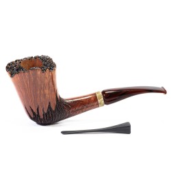 Pipa in Radica Amorelli Tre Stelle Bent AM 2512 | Pipeonline