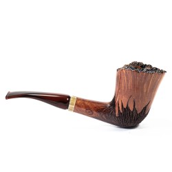 Pipa in Radica Amorelli Tre Stelle Bent AM 2512 | Pipeonline