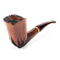 Pipa in Radica Amorelli Tre Stelle Bent AM 2512 | Pipeonline