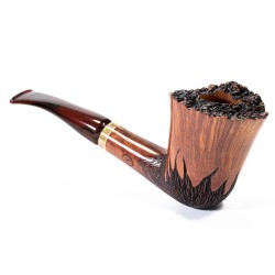 Pipa in Radica Amorelli Tre Stelle Bent AM 2512 | Pipeonline