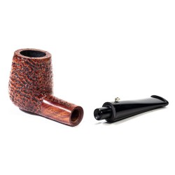 Pipe L'Anatra Dalle Uova D'Oro Sandblasted Billiard