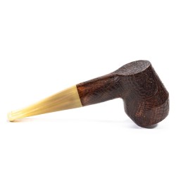 Briar Pipe Ropp Stout Sandblasted Bulldog
