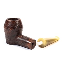 Pipa in Radica Ropp Stout Sabbiata Bulldog