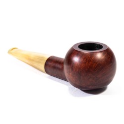 Pipa in Radica Ropp Stout Liscia Tomato