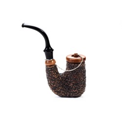 Pipa Brebbia Oom Paul Rusticata Hungarian BR 2567 | Pipeonline