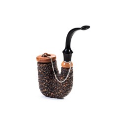 Pipe Brebbia Oom Paul Rusticated Hungarian BR 2567 | Buy Now