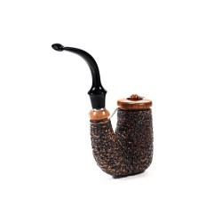 Pipa Brebbia Oom Paul Rusticata Hungarian BR 2567 | Pipeonline