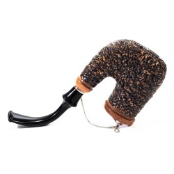 Pipe Brebbia Oom Paul Rusticated Hungarian BR 2567 | Buy Now