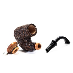 Pipa Brebbia Oom Paul Rusticata Hungarian BR 2567 | Pipeonline