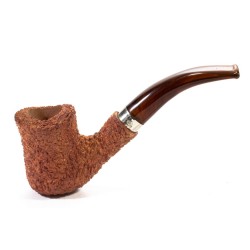 Pipa Brebbia Naif Rusticata 7069 Bent Billiard BR 2575 | Pipeonline