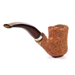 Pipa Brebbia Naif Rusticata 7069 Bent Billiard BR 2575 | Pipeonline
