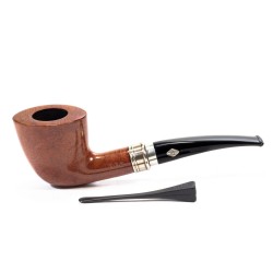 Pipa Brebbia Sterling Ambra Mod. 838 Bent Dublin BR 2583 | Pipeonline