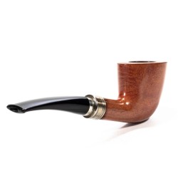 Pipa Brebbia Sterling Ambra Mod. 838 Bent Dublin BR 2583 | Pipeonline