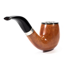 Pipa Brebbia Italia Pura Liscia 60 Bent Billiard BR 2564 | Pipeonline