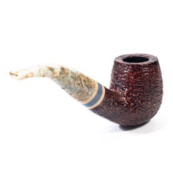 Pipa Savinelli Sasso Rusticata 616 KS Bent Billiard SV 2510