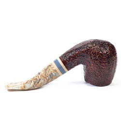 Pipa Savinelli Sasso Rusticata 616 KS Bent Billiard SV 2510