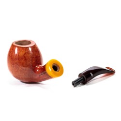 Pipa Santambrogio Liscia FP Bent Apple SA 2556 | Pipeonline