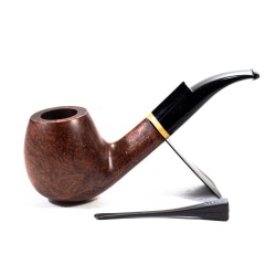 Pipa in Radica Ropp Art Déco Liscia 63 Bent Apple