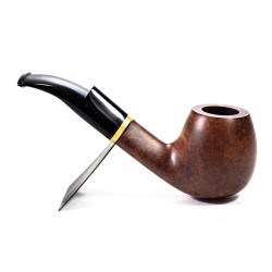 Pipa in Radica Ropp Art Déco Liscia 63 Bent Apple