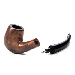 Pipa in Radica Saint Claude Starter Set Liscia Bent