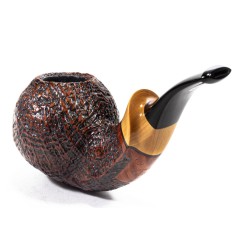 Briar Pipe C-Pipe Group 22 Sandblasted Bent Apple CP 2501 | Buy Now