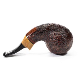 Briar Pipe C-Pipe Group 22 Sandblasted Bent Apple CP 2501 | Buy Now