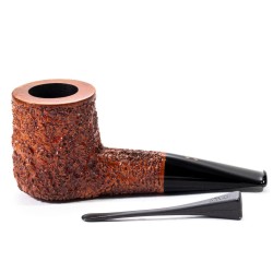 Pipa in Radica Radice Rind Rusticata Billiard
