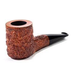 Briar Pipe Radice Rind Rusticated Billiard