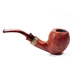 Briar Pipe Santambrogio Sandblasted Bent Apple