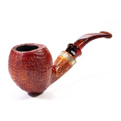 Briar Pipe Santambrogio Sandblasted Bent Apple