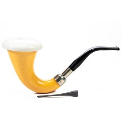 Gourd Pipe Pipe CPW Calabash Smooth Meerschaum Cap CB 2509 | Buy Now